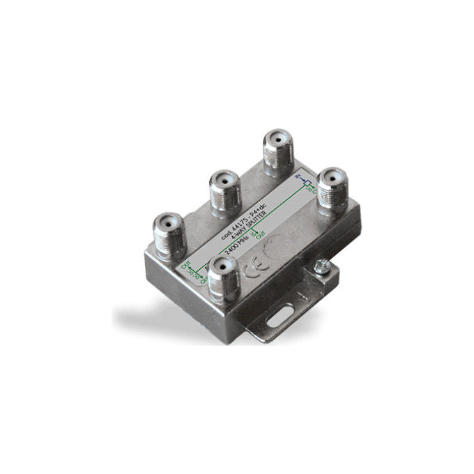 G.B.S. Elettronica Splitter per Cavo P4+dc Acciaio Inox 4 vie