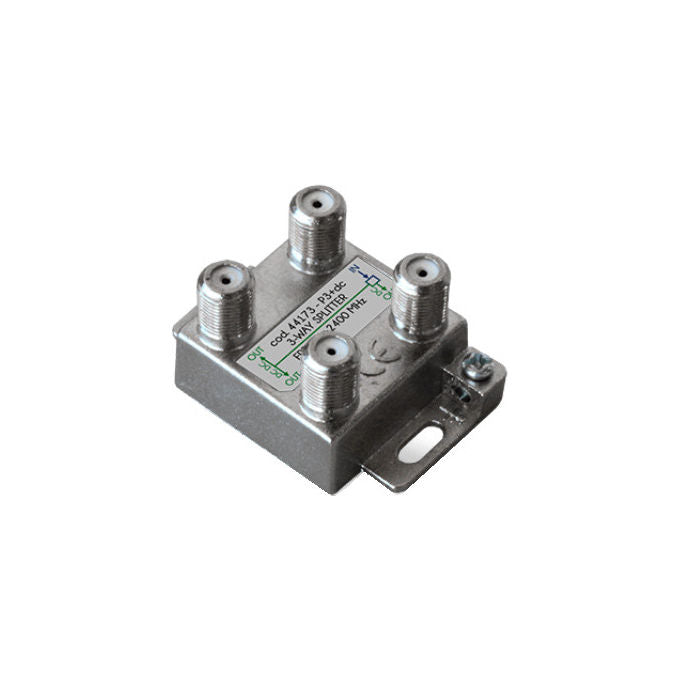 G.B.S. Elettronica Splitter per Cavo Acciaio Inox 3 Uscite P3+DC