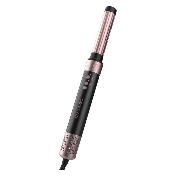 Cecotec, Kit Styling Capelli, Bamba CeramicCare 14in1 AirGlam, Nero, 1400W