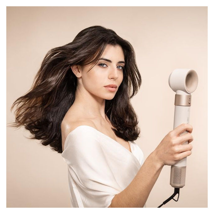 Cecotec Multistyler AirGlam CeramicCare Caldo 1400 W Champagne e Bianco 8 Accessori