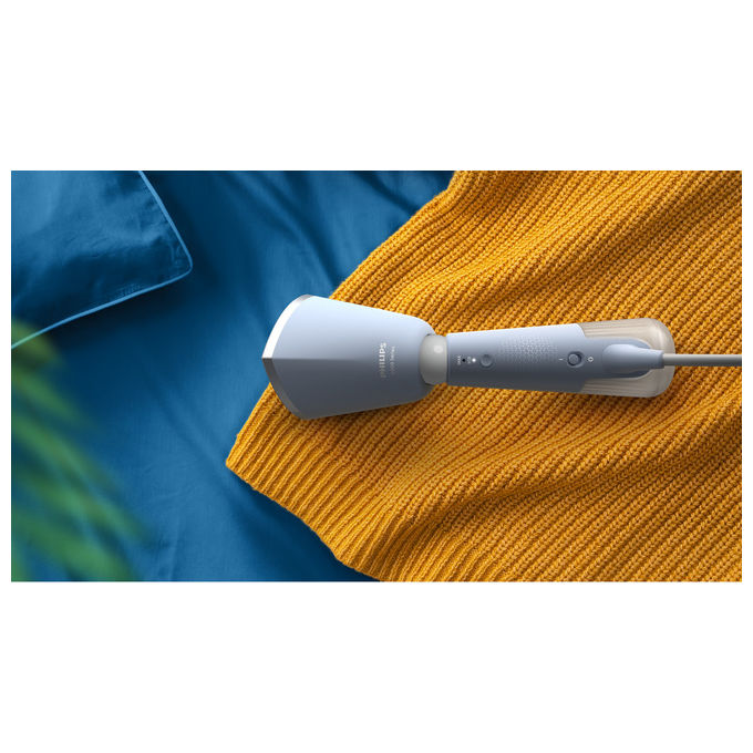 Philips Ferro da Stiro Verticale a Vapore Portatile STH5020-20 1400W Celeste