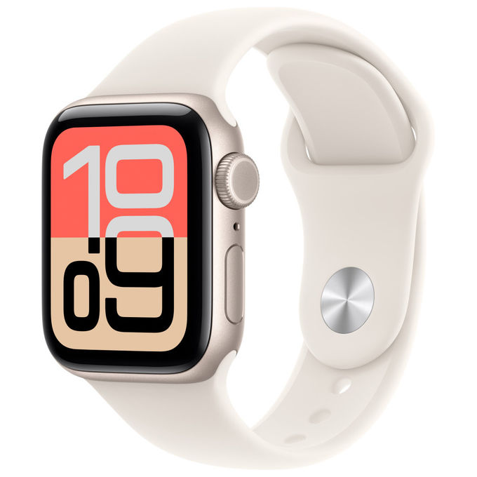 Apple Watch SE 3 GPS Cellular, 40mm Alluminio Galassia, Sport Band Galassia