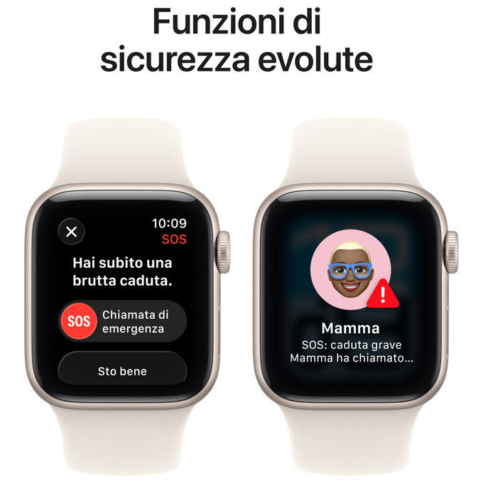 Apple Watch SE 3 GPS Cellular, 40mm Alluminio Galassia, Sport Band Galassia