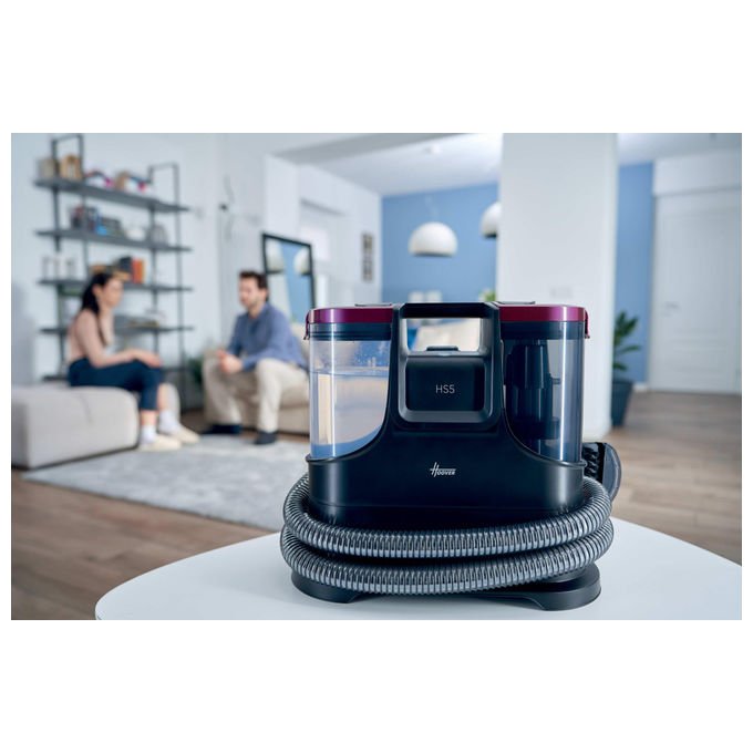 Hoover HS530 011 Pulitore per Macchie Nero Senza Filo e Senza Sacchetto