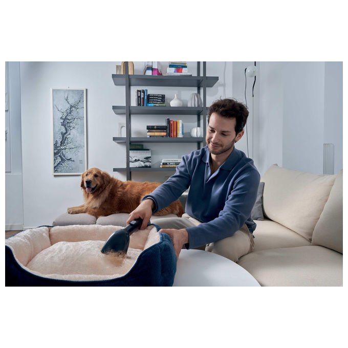 Hoover HS530 011 Pulitore per Macchie Nero Senza Filo e Senza Sacchetto