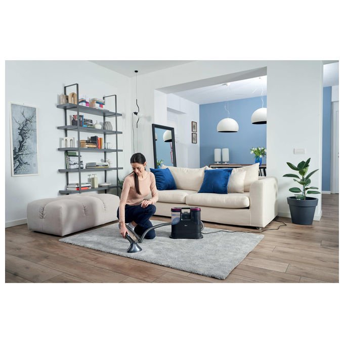 Hoover HS530 011 Pulitore per Macchie Nero Senza Filo e Senza Sacchetto