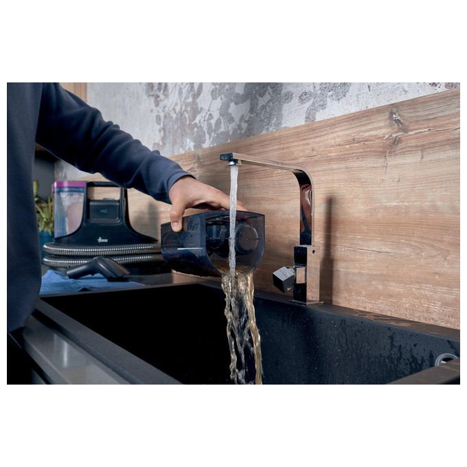 Hoover HS530 011 Pulitore per Macchie Nero Senza Filo e Senza Sacchetto