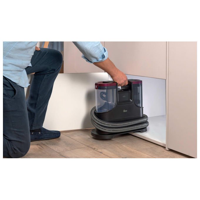 Hoover HS530 011 Pulitore per Macchie Nero Senza Filo e Senza Sacchetto