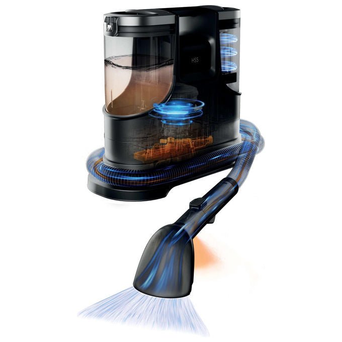 Hoover HS530 011 Pulitore per Macchie Nero Senza Filo e Senza Sacchetto