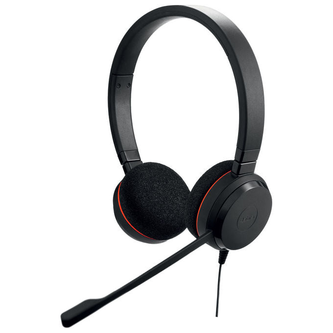 Jabra Evolve 20 4999-829-269 Cuffie Cablate USB Type-C-A Archetto Nero