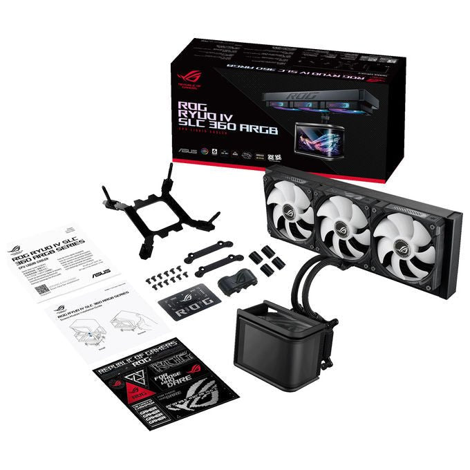 ASUS ROG Ryuo IV SLC 360 ARGB Processore Raffreddatore a Liquido Nero
