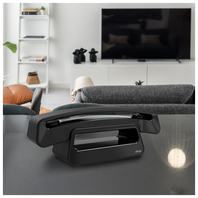 Alcatel Telefono Cordless DECT ePure 3 Iconic Identificatore di Chiamata Bianco
