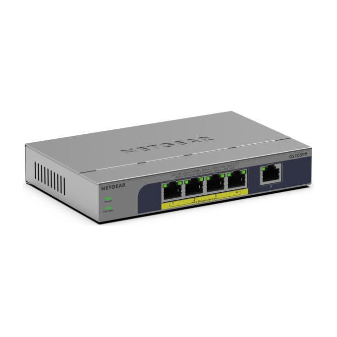 Netgear Switch Gigabit Ethernet Non Gestito 5 Porte PoE