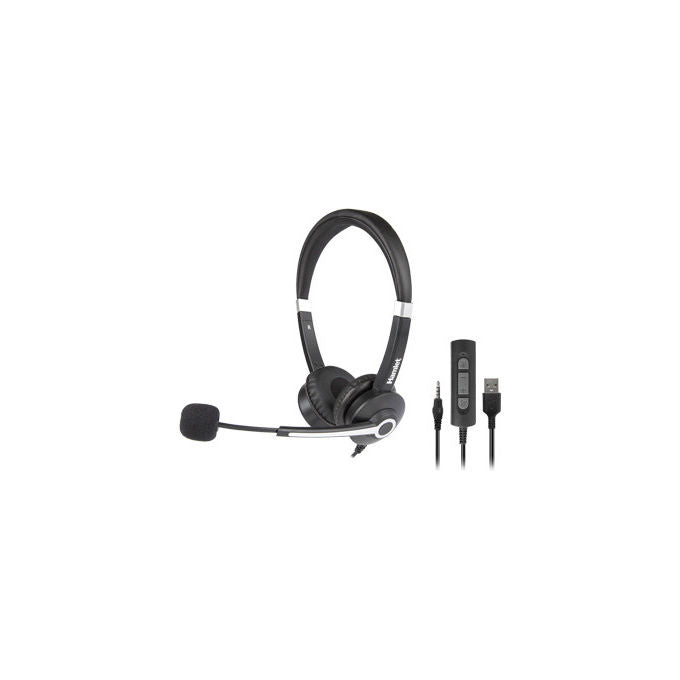 Hamlet Cuffie Business USB-A USB-C e Jack Audio