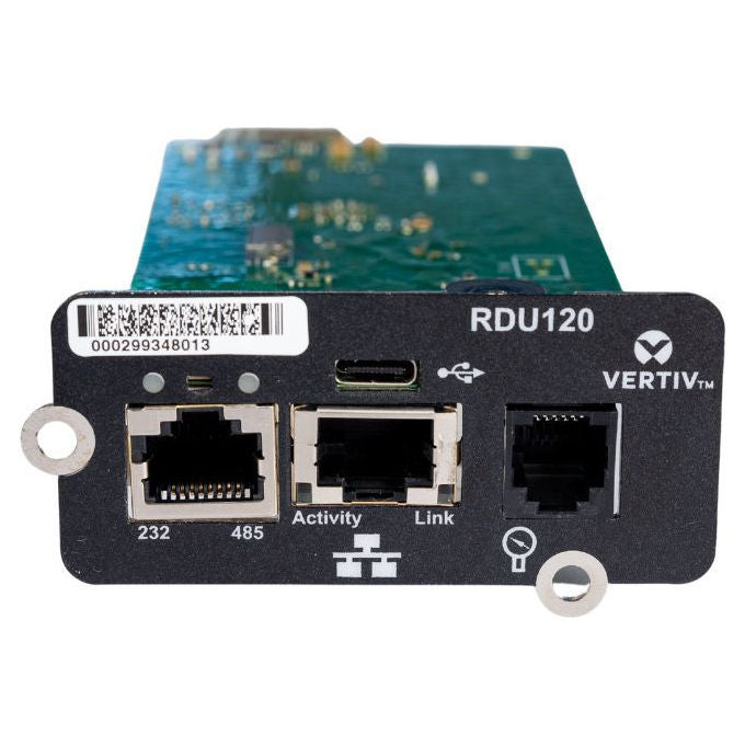 Vertiv Scheda di Comunicazione IntelliSlot RDU120 Ethernet 1000 Mbit-s