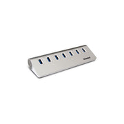 Hamlet Hub USB 3.0 a 7 Porte in Alluminio con Adattatore USB-A + USB-C