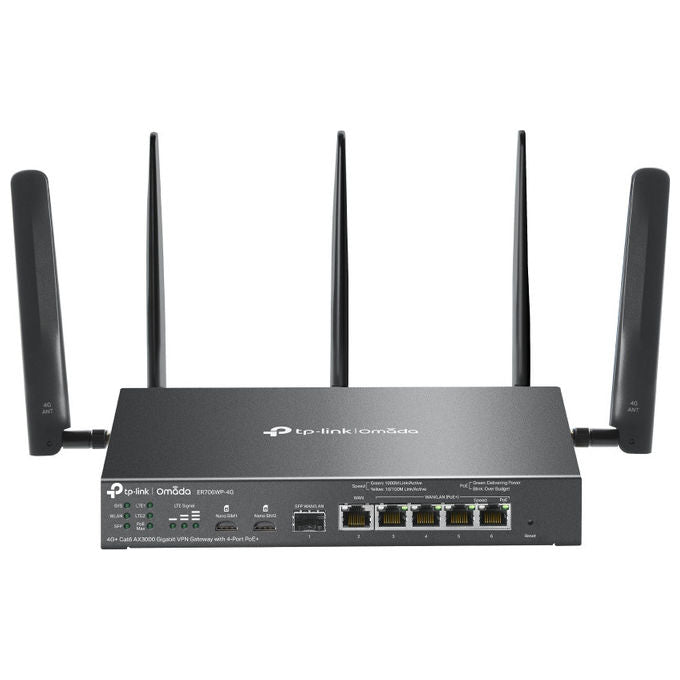 Tp-Link Router Wireless Gigabit Ethernet Dualband 4G Nero