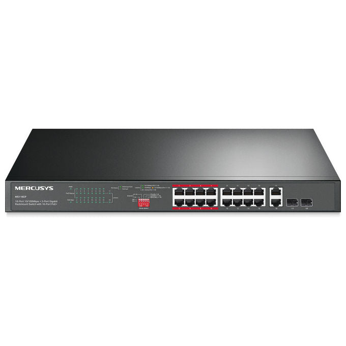 Mercusys Switch Rackmount 18 Porte 16 PoE+