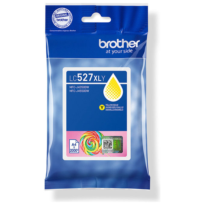 Brother Cartuccia Inchiostro LC527XLY Originale XL Giallo