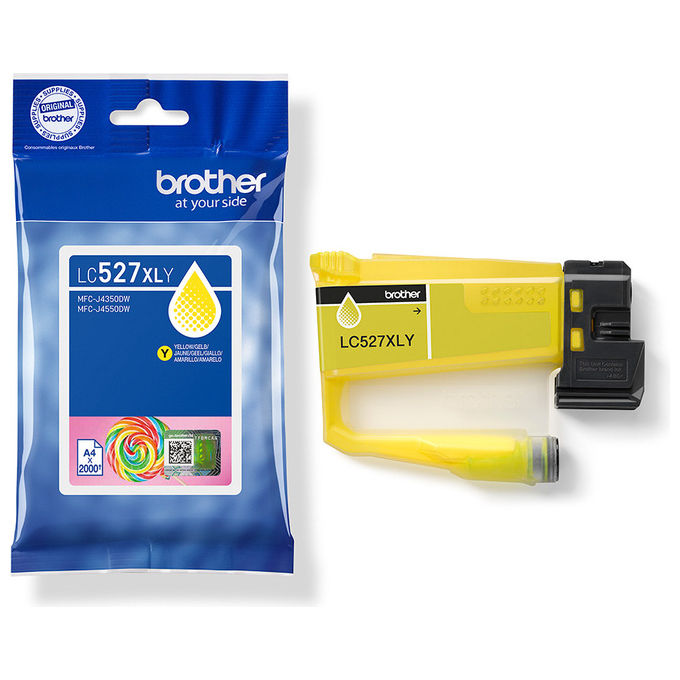 Brother Cartuccia Inchiostro LC527XLY Originale XL Giallo