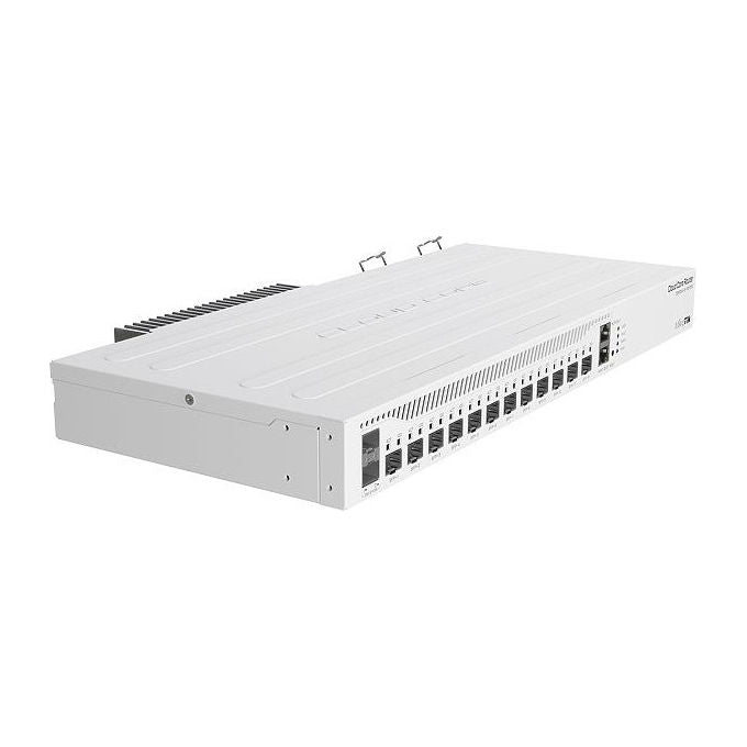 Mikrotik Router Gigabit Ethernet CCR2004-1G-12S+2XS Cablato Bianco