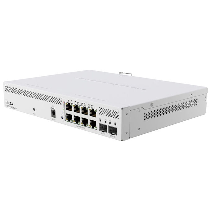 Mikrotik Switch di Rete Gestito 8 Porte Gigabit Ethernet PoE 2 SFP+ Bianco
