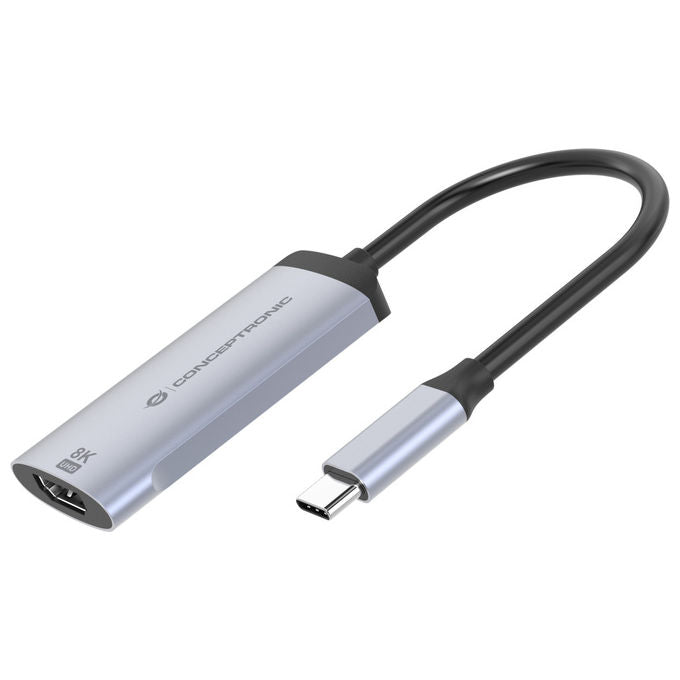 Conceptronic Adattatore Grafico USB 8K 60Hz Argento ABBY23G