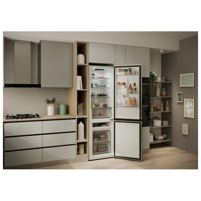 Candy Frigorifero Combinato Libera Installazione CNCQ2T518EC Total No Frost Crema