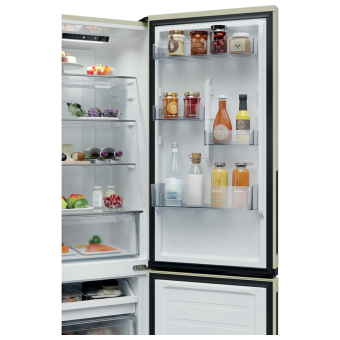 Candy Frigorifero Combinato Libera Installazione CNCQ2T518EC Total No Frost Crema