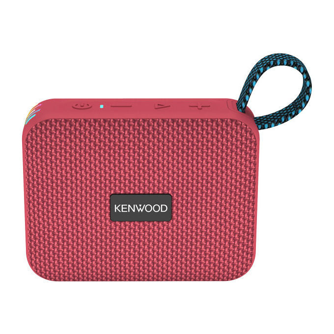 Kenwood Speaker Bluetooth Portatile Piccolo Potente Rosso IPX7