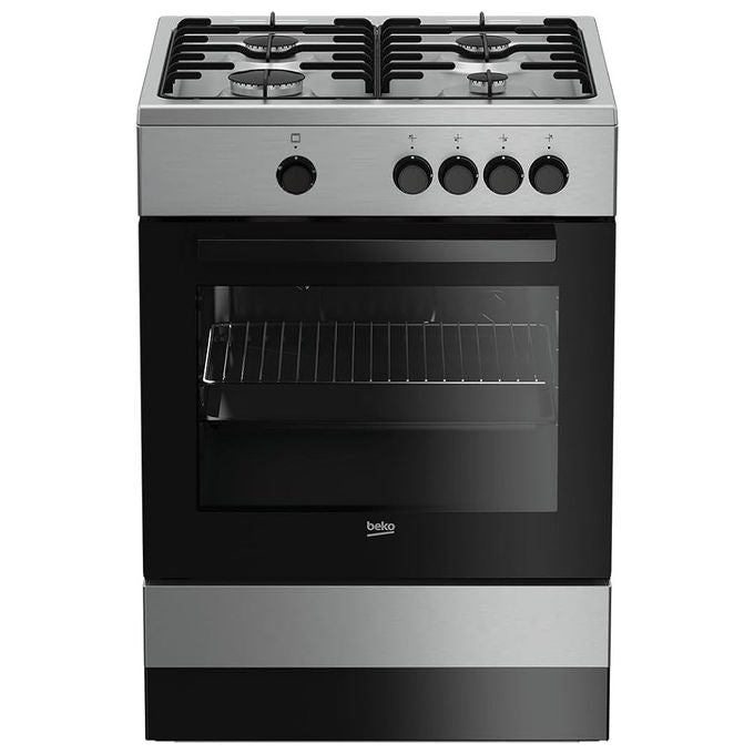 Beko Cucina a Gas FSG62000DX Acciaio Inossidabile