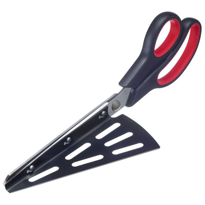 Westmark Forbici per Pizza Antonio Acciaio Inox Manico Nero e Rosso