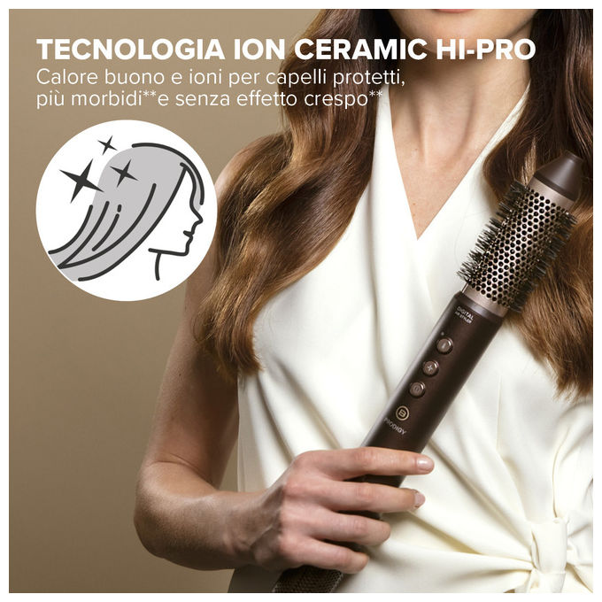 Bellissima Imetec Prodigy Styler Digitale ad Aria Calda 6 in 1