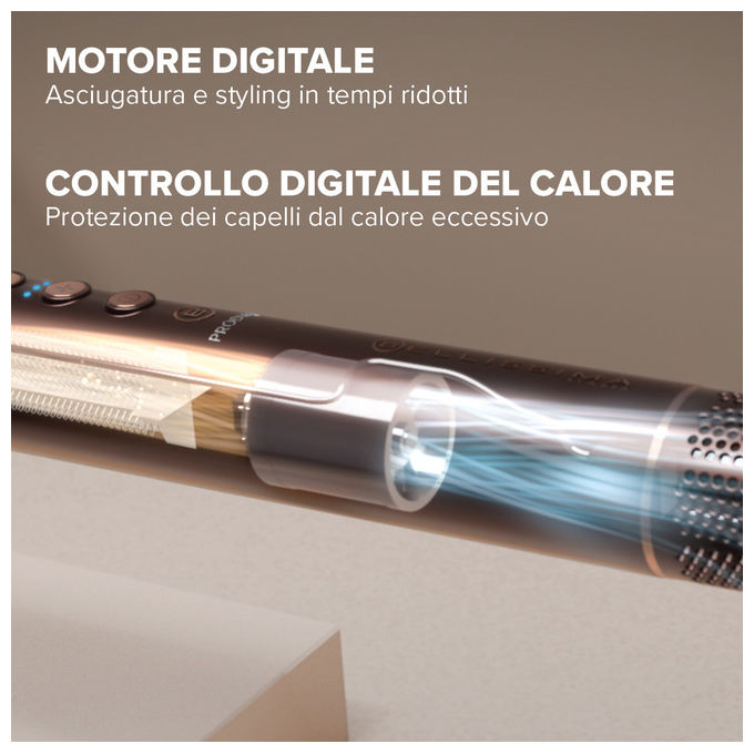 Bellissima Imetec Prodigy Styler Digitale ad Aria Calda 6 in 1