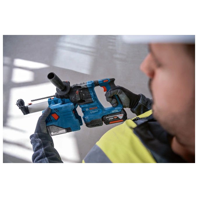 Bosch Martello Perforatore a Batteria GBH 18V-22 Professional 18V 2 Batterie Incluse