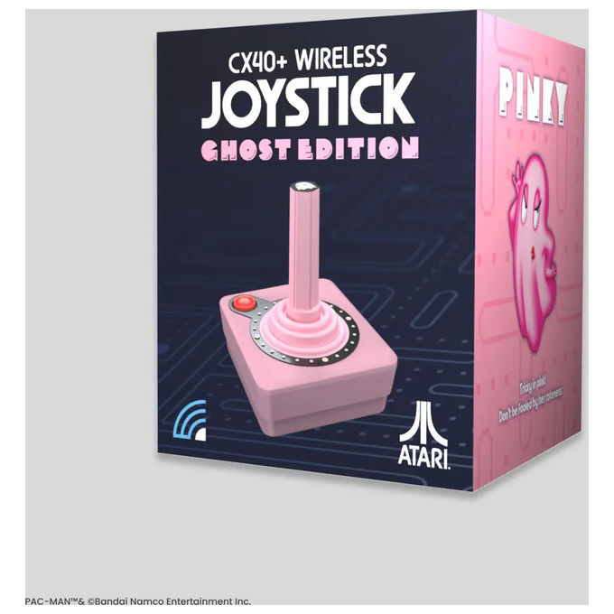 Retro Games Ltd Joystick Wireless Atari CX40+ Pinky Edition