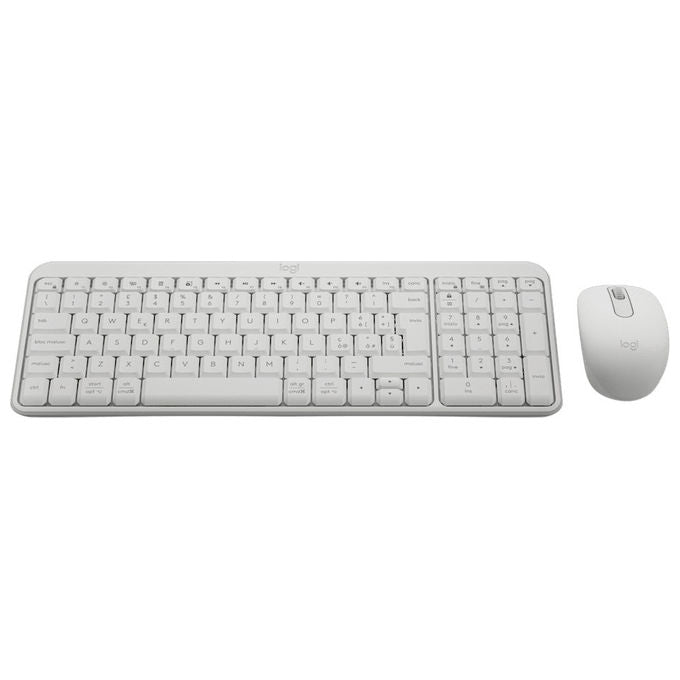 Logitech Combo Wireless MK250 Tastiera e Mouse Bluetooth Bianco