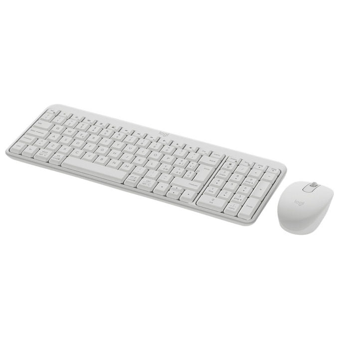 Logitech Combo Wireless MK250 Tastiera e Mouse Bluetooth Bianco