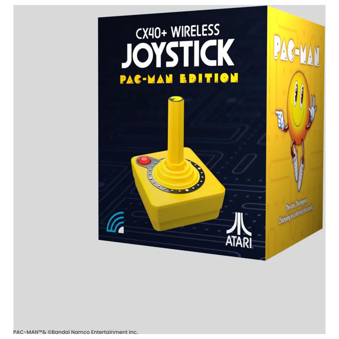 Retro Games Ltd Joystick Wireless Atari CX40+ Pac-Man Edition