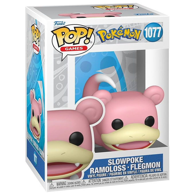 Funko Pop! Games Pokemon Slowpoke Statuetta da 9 cm