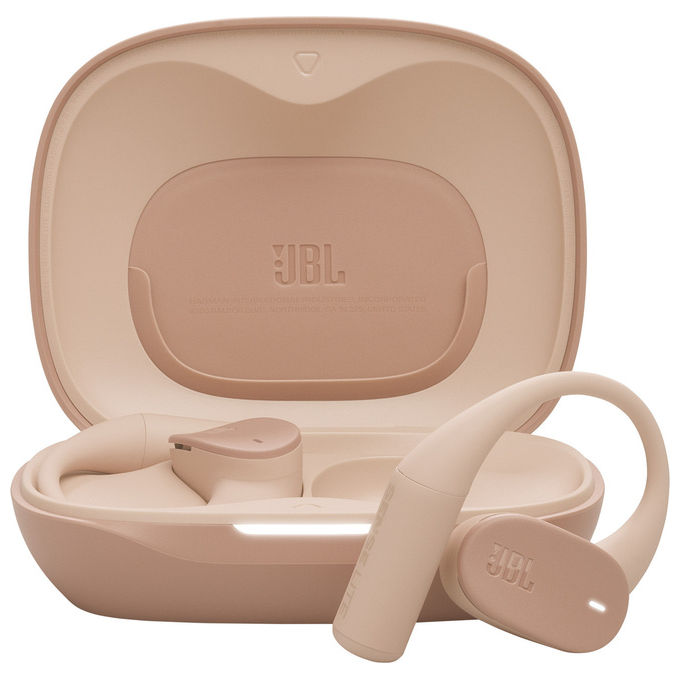 Jbl Auricolare Wireless a Clip Musica Bluetooth Sense Lite Beige