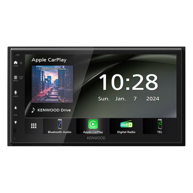 Kenwood Ricevitore Multimediale Auto DMX6523DABS 2 DIN Wi-Fi Bluetooth Nero