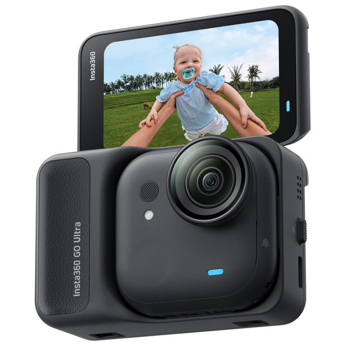 Insta360 GO Ultra Fotocamera Sportiva 4K Ultra HD Nero
