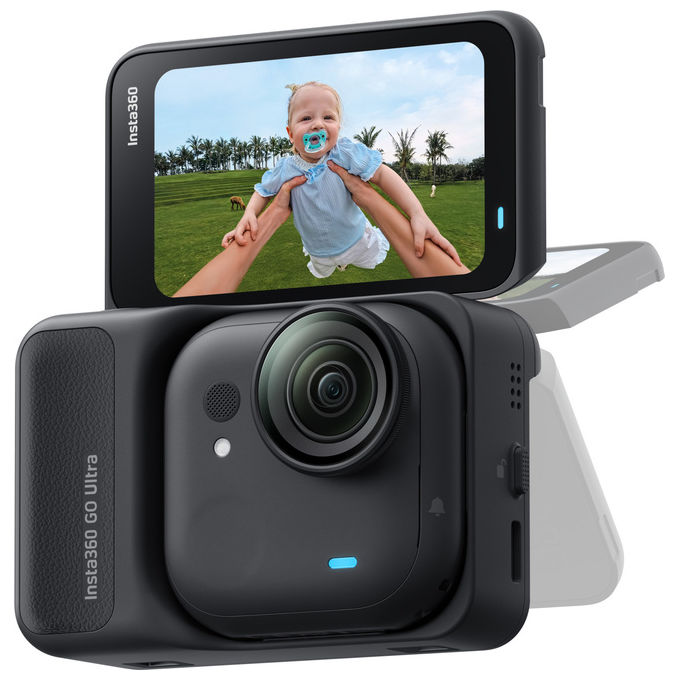 Insta360 GO Ultra Fotocamera Sportiva 4K Ultra HD Nero
