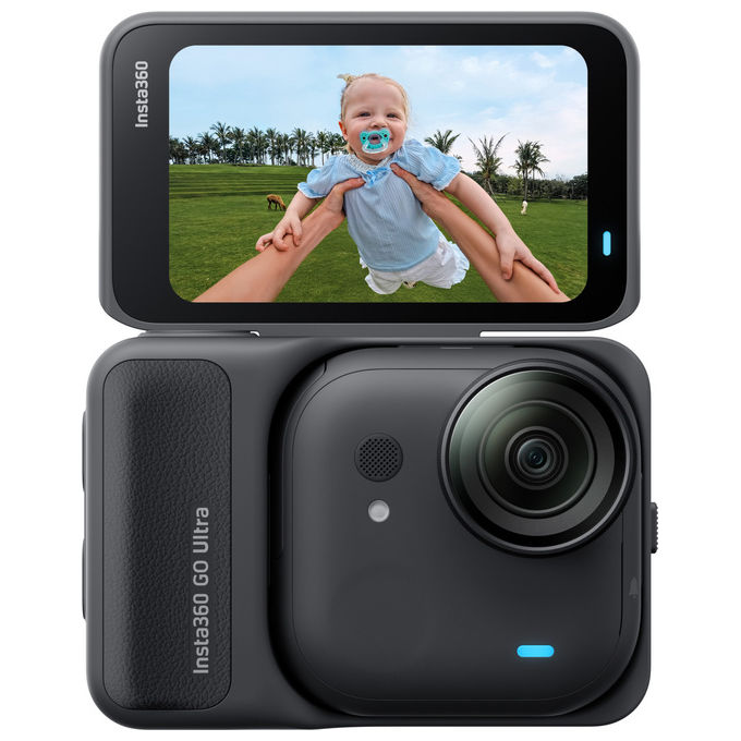 Insta360 GO Ultra Fotocamera Sportiva 4K Ultra HD Nero