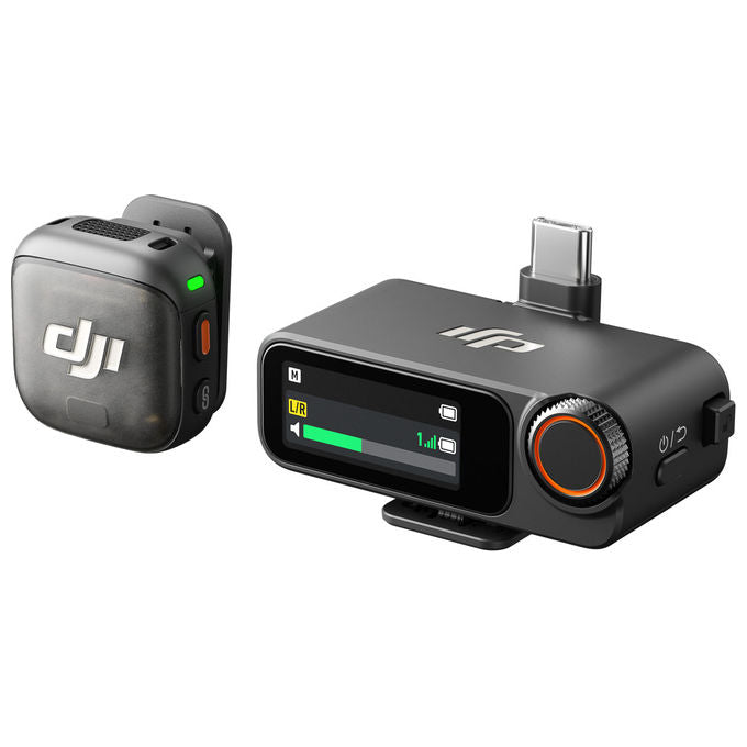 DJI Mic 3 Microfono Wireless 1 TX e 1 RX