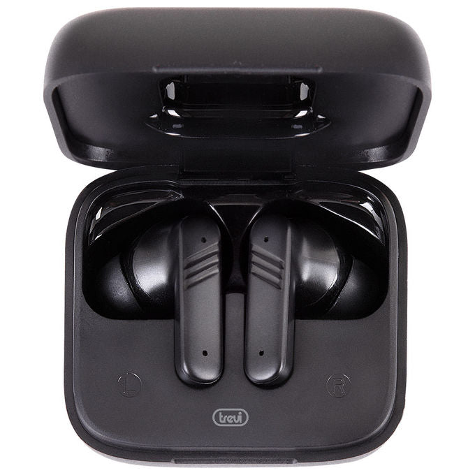Trevi Cuffie Wireless con Traduzione AI Display Touch Screen EAR 100 AID Nero