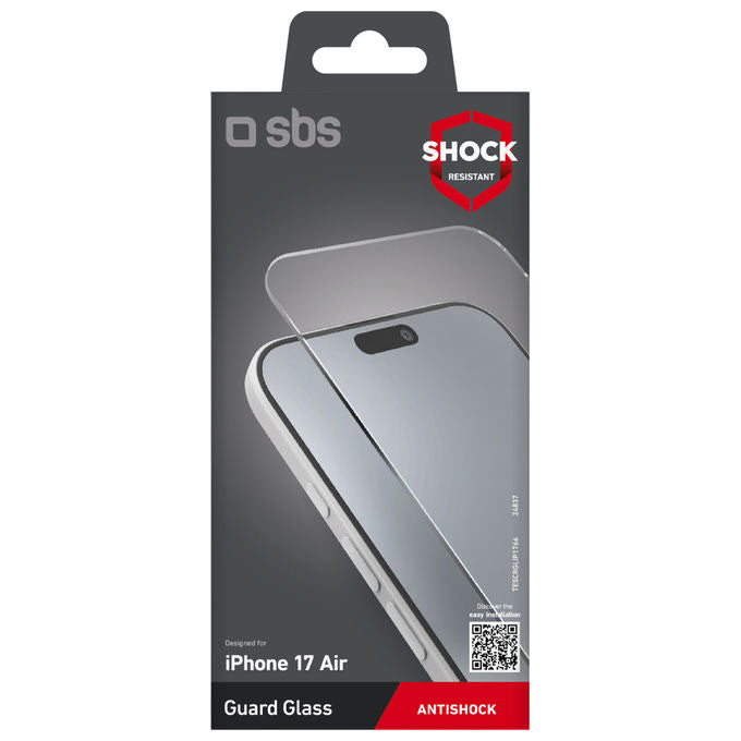 SBS Protezione Schermo e Retro Trasparente per iPhone 17 Air