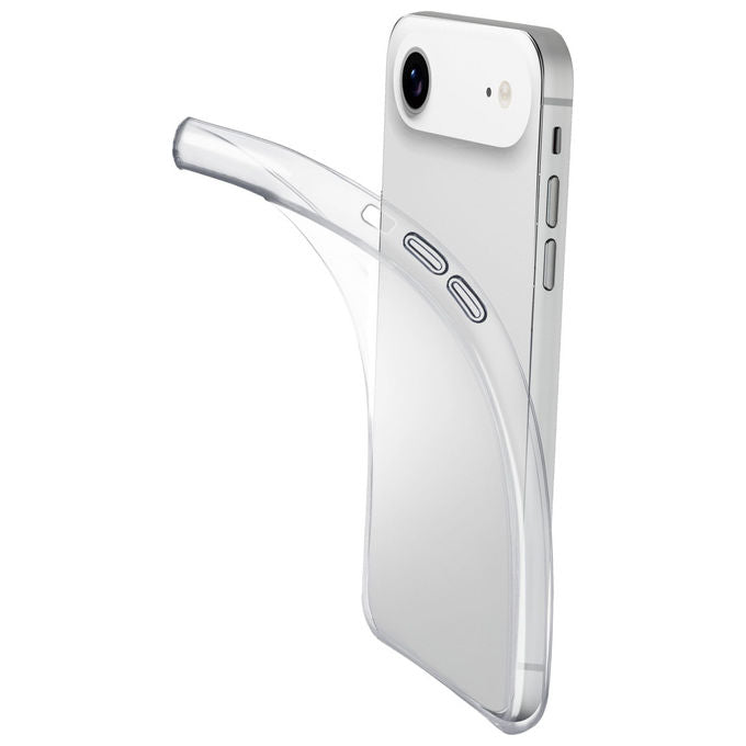 Cellularline Cover iPhone 17 Air Gomma Morbida Ultra Sottile Trasparente