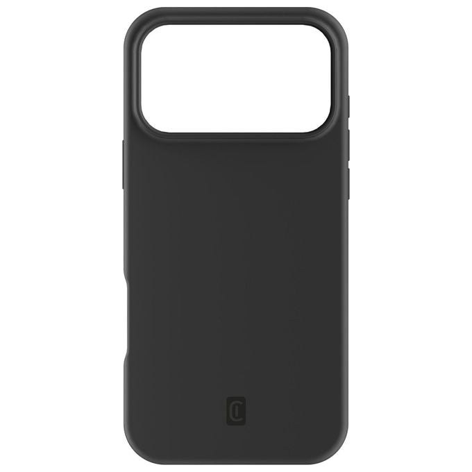 Cellularline Sensation Cover in Silicone Ultra Morbida Nera per iPhone 17 Pro